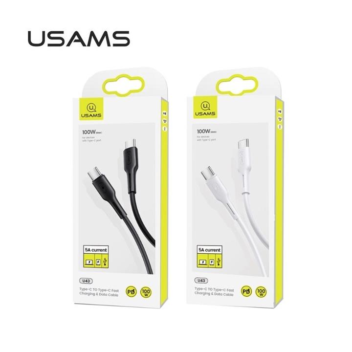 کیت شارژر مدل US-YJ آداپتور T42 فست شارژ و کابل US-SJ459 برند یوسمز USAMS